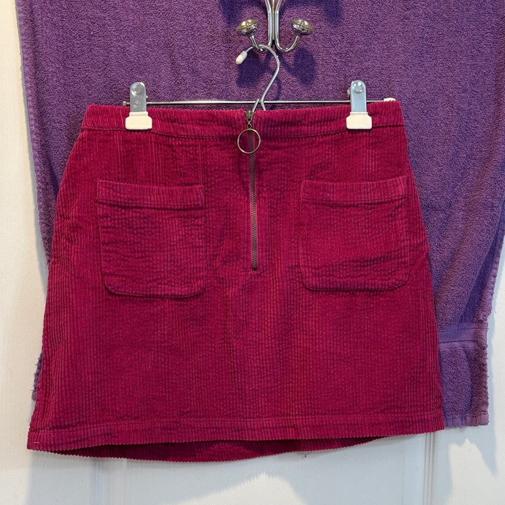NWT Wild Fable Corduroy Skirt in Deep Pink